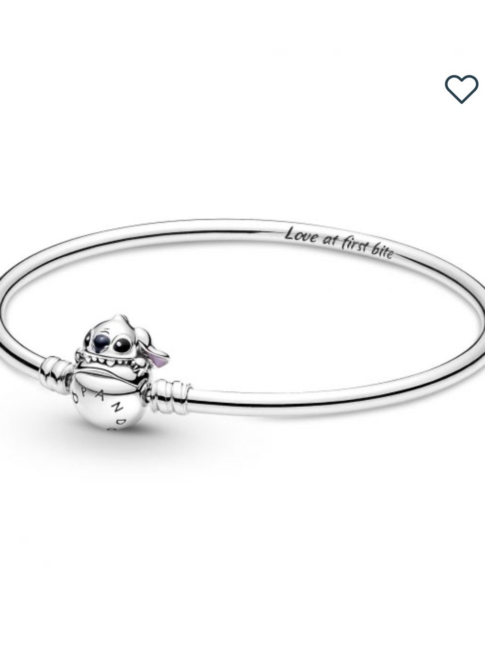 Pandora - Disney, Stitch Biting Clasp Bangle Bracelet